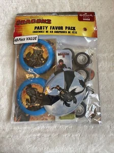 How To Train Your Dragon Party Favor Pack 2014 Hallmark 48 Pieces Dragon 2 - Picture 1 of 5
