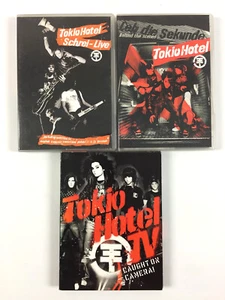 Tokio Hotel / Coffret Lot 4 DVD / Schrei Live + TV Caught on Camera - Picture 1 of 2