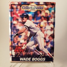 1991 Line Drive Collect-A-Books  Baseball Card #16 WADE BOGGS