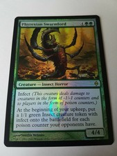 MTG - Phyrexian Swarmlord - FOIL - New Phyrexia - NM x1