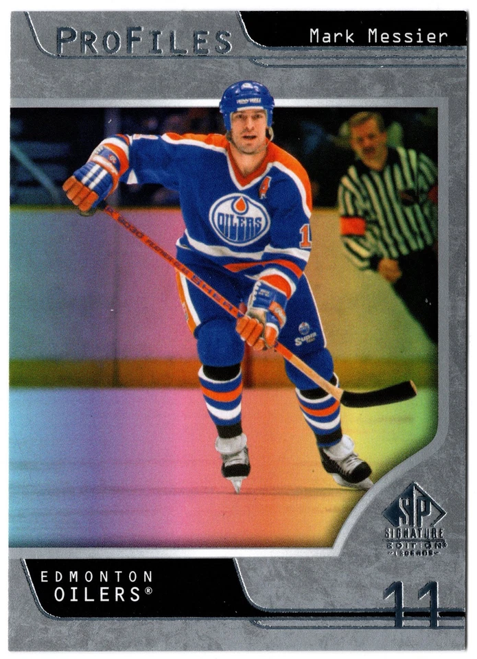 2020-21 UD SP Signature Edition Legends Profiles MARK MESSIER #P-2 Edmonton - Image 1 of 1