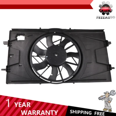 Conjunto de ventilador de refrigeración radiador Saturn Ion Chevry Cobalt 05-07 1 pieza negro ajuste 05-10 Foto 1 de 4