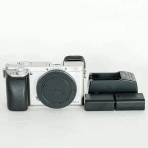 Sony Alpha a6000 Silver Mirrorless Digital Camera Body Only From Japan Used - Picture 1 of 6