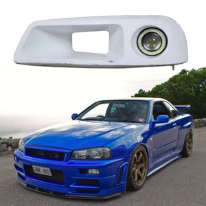 Fit 1998-2002 Nissan Skyline R34 GTR FRP Headlight Cover Left Side w/Light - Bild 1 von 6