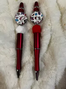 Hand Assembled Super cute and trendy Black ink character pens - Picture 1 of 1