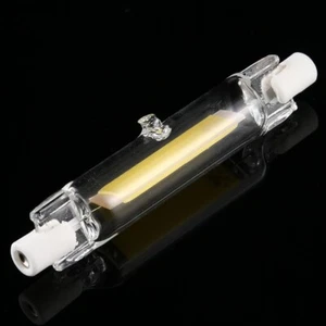 R7S 3W 350LM 78mm COB Bombilla LED Tubo de vidrio Reemplazo de lámpara halógena - Imagen 1 de 4