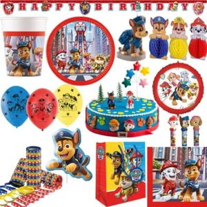 Paw Patrol Geburtstag Deko Partyset Dekoration Kindergeburtstag Party Set Hunde - Bild 1 von 89