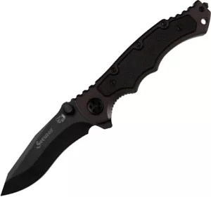 EICKHORN GERMAN SECUTOR BLACK FOLDING KNIFE / G10 / ONE HAND VERSION - Picture 1 of 1