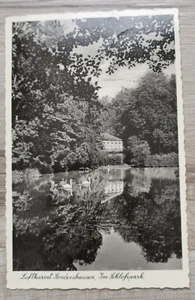 AK Sondershausen Im Schloßpark, gelaufen 1937 nach Löhma - Picture 1 of 2