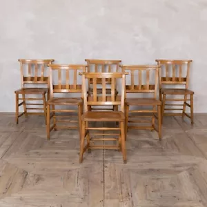 More details for light edwardian vintage chapel chairs dining chairs for restaurants