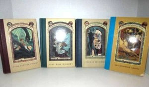 Vintage A Series of unfortunate events Lot of 4 books #1-2-3 & 9 - Imagen 1 de 2