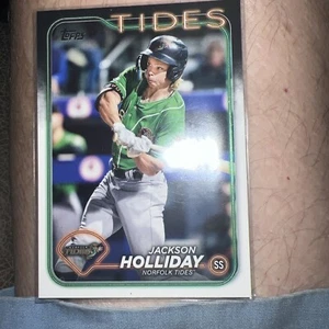 Jackson Holliday 2024 Topps Pro Debut Chrome Refractor PDC-27 Orioles Tides - Bild 1 von 2