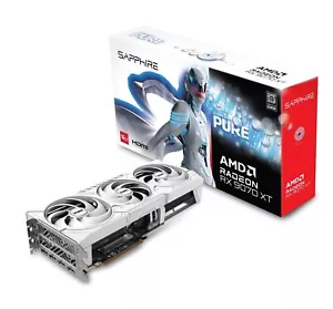 Sapphire AMD Radeon PURE RX 9070 XT 16GB GDDR6 OC Graphics Card 4K Game GPU - Picture 1 of 7