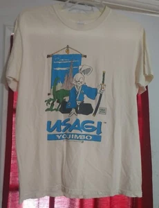 Vintage 1999 Comic Images Usagi Yojimbo T-shirt Anime Stan Sakai Samurai Rabbit - Picture 1 of 7