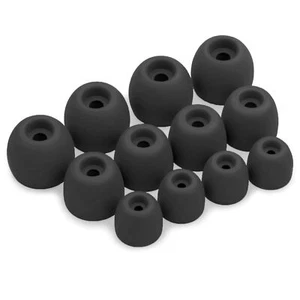 12 x Gommini Auricolari in Silicone per Samsung Galaxy Buds 2 PRO in Nero - Imagen 1 de 5