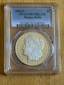 2023 S PR 70 MORGAN DCAM! SAN FRANCISCO MINT! PERFECT COIN! - Picture 1 of 4