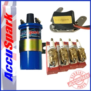 Ford Pinto Uprated Electronic Motorcraft Ignition Pack Fast Road Coil And Plugs - Picture 1 of 8