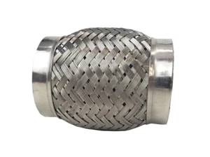 Flex Coupling Interlock Liner Stainless Steel Flexible Coupler, 3" I.D.x 4" Long - Picture 1 of 2