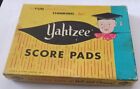 Vintage Yahtzee Score Pad Box & 3 Score Pads 1950's