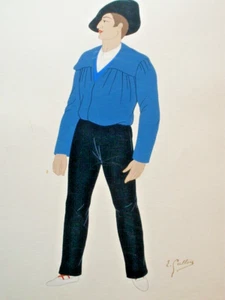 Spanish Man’s Costume from Guipjzcoa by Emile Gallois - Picture 1 of 4