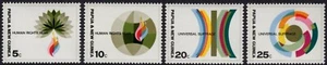 1968 Papúa Nueva Guinea Elecciones Libres y Derechos Humanos Set de 4 Como Nuevo Nunca Bisagras - Imagen 1 de 1