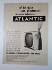Ritaglio Giornale anno 1959 Pubblicità Televisore Atlantic è largo un palmo 