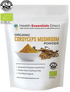 Certified Organic Wild Cordyceps Mushroom Powder (Immunity, Energy) Choose Size: - Picture 1 of 7