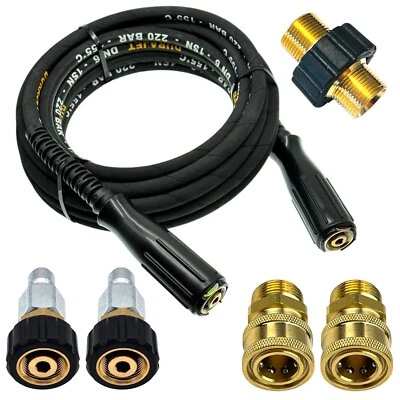 Tuyau à Haute Pression 2x M22 IG pour Nettoyant HD 220 Espèces Profi + Raccord - Photo 1/4