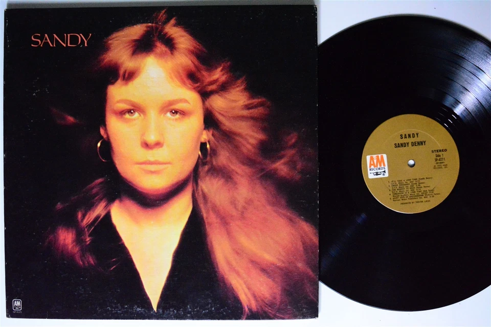 SANDY DENNY Sandy A&M LP NM/VG++ 1st press gatefold 1972 folk - Image 1 of 2