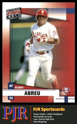 Bobby Abreu 2002 Donruss Fan Club #200 Philadelphia Phillies - Image 1 of 2