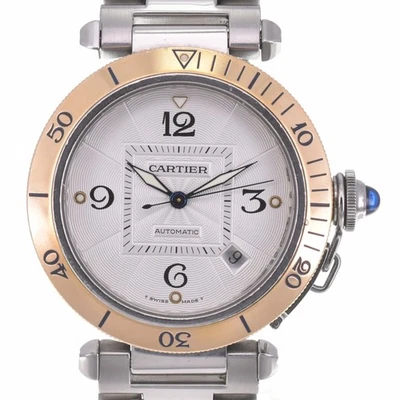 with paper CARTIER Pasha W31035T6 SS/YG Automatic Men's Watch B#141349 - Image 1 of 4