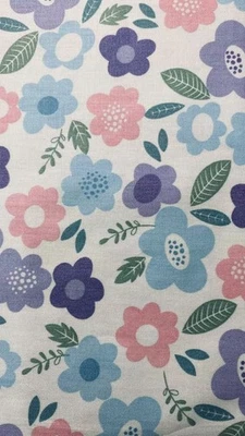 59 Floral Purple Charm Pack Cotton 5.5" Squares Quilting Fabric Bundle Scraps - Image 1 of 3