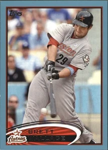 2012 Topps Wal Mart Blue Border Houston Astros Baseball Card #43 Brett Wallace - Picture 1 of 2