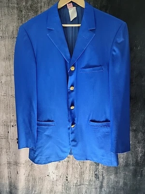 Miami 93 Gianni Versace Couture Bright Blue Jacket IT-50 Immaculate condition!! - Image 1 of 4