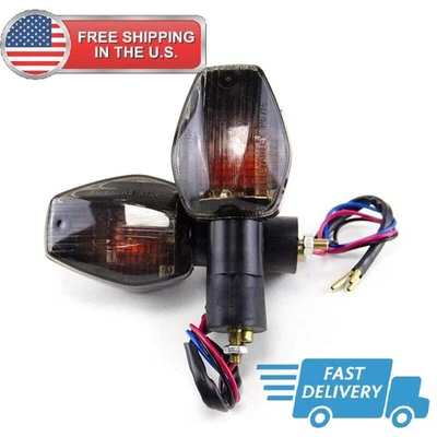 Par de indicadores de luz de señal de giro para HONDA CBR600F/F3/F4/F4I CBR600RR VTR 1000F Foto 1 de 4