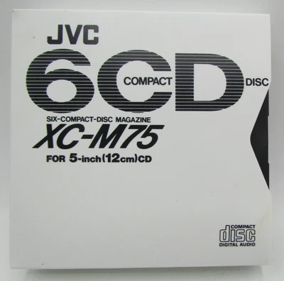 JVC XC-M75 6 CD Compact Disc Cartridge Magazine No Labels Excellent - Image 1 of 4