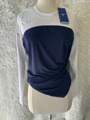 Camisa deportiva de manga larga Mizuno para mujer talla grande Foto 1 de 4