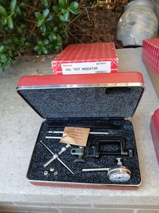 Starrett USA 196A1Z Dial Test Indicator Kit Universal w/ Case NOS (J) - Picture 1 of 14