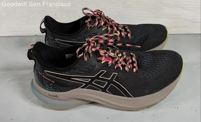 Zapatillas deportivas para mujer ASICS GT-2000 12 1012B587 negras bajas con cordones talla 7,5 Foto 1 de 4