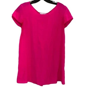 Banana Republic 100% Seide Bluse mit gerafftem Rücken Gr. M - Bild 1 von 8