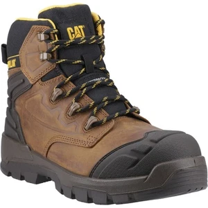 Caterpillar STRIVER XL 6" Beige Leather Male Hiker Safety Footwear - Picture 1 of 7