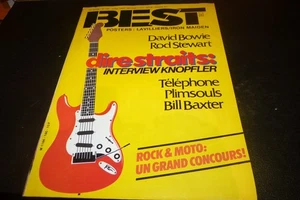 Revue "BEST N°180 : Juillet 1983" Dire Straits David BOWIE Rod STEWART Telephone - Bild 1 von 1