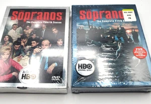 The Sopranos Complete Fourth Season 4-DVD Set & Season 5  2003 HBO Series NEW - Picture 1 of 9
