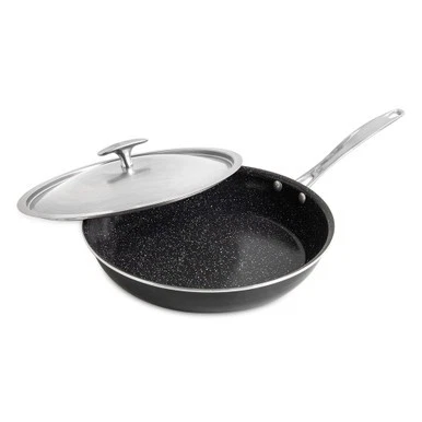 Nordic Ware Basalt 2 Piece 12 Inch Sauté Skillet with Lid - Image 1 of 4