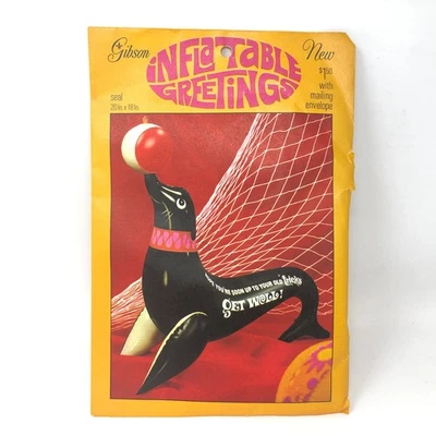 Sello de saludo inflable Gibson con globo bola Get Well 18" x 20" de colección Foto 1 de 2