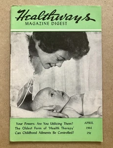 Healthways Magazine Digest (April 1964) Health Therapy, Childhood Ailments, VG! - Picture 1 of 3