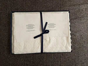 Ralph Lauren Home Collection 8 PC. Swiss EMB White Linen Placemats - Picture 1 of 23