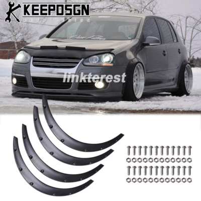 For VW Volkswagen Golf MK5 MK6 Fender Flares Extra Wide Body Wheel Cover Arches - Image 1 of 4