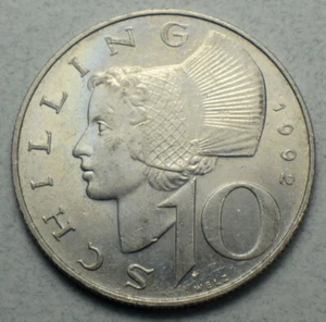 Österreich 10 Schilling 1992 KM#2918 Europa Münze - Bild 1 von 2