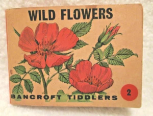 Wild Flowers~Bancroft Tiddlers~Paperback Book #2~Year 1965~2.5" x 3.25"~VINTAGE - Foto 1 di 10